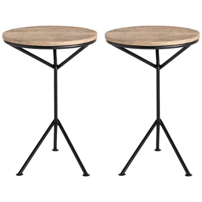 Crestview Collection Hartford Wooden Accent Tables