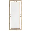 Crestview Collection Jenson Gold 20" X 48" Rectangular Wall Mirror