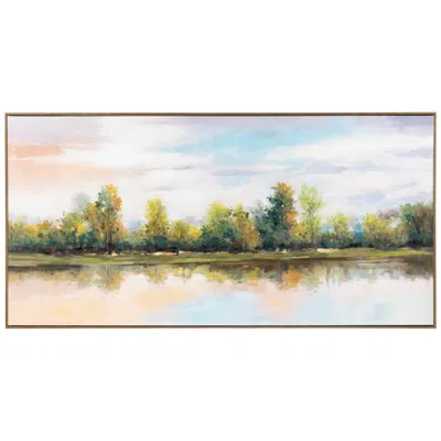 Crestview Collection Kent Framed Canvas Wall Art