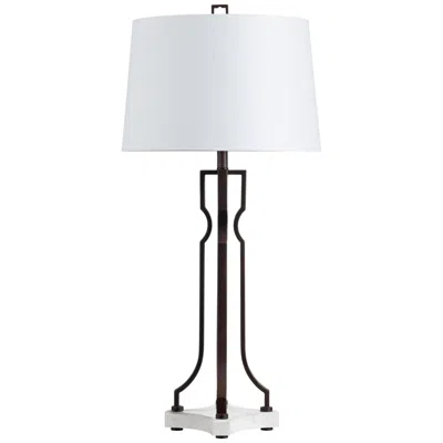 Crestview Collection Lancaster Metal And Marble Table Lamp