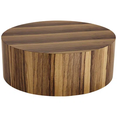 Crestview Collection Limba 42" Wide Brown Cocktail Table