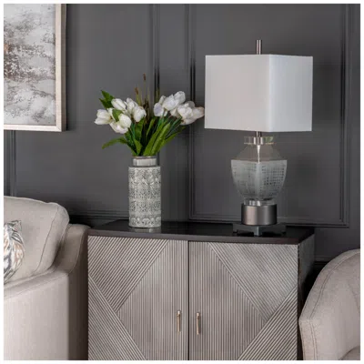 Crestview Collection Mccance Glass Table Lamp