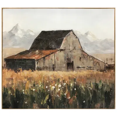Crestview Collection "montana Skies" Framed Canvas