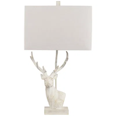 Crestview Collection Northcott Resin Table Lamp In White
