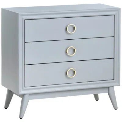 Crestview Collection Oslo 32"w Gray 3-drawer Accent Chest