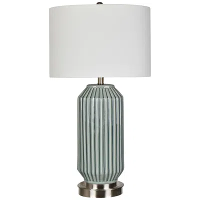 Crestview Collection Paige Blue And Gray Ceramic Table Lamp