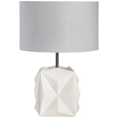 Crestview Collection Ryker Faceted Cast Resin Table Lamp