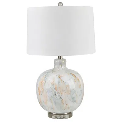 Crestview Collection Saylor 26 3/4" Reverse Painted Glass Table Lamp