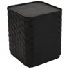 Crestview Collection Square Black Solid Wood Accent End Table