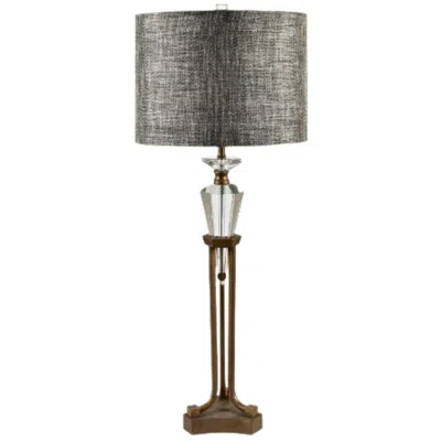 Crestview Collection Virtue Crystal And Metal Table Lamp