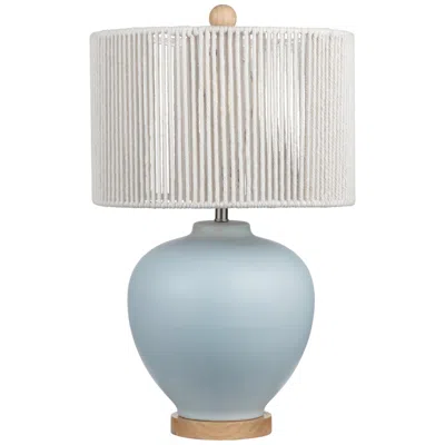 Crestview Collection Wakefield Ceramic Table Lamp In Blue