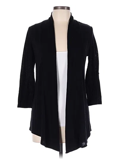 Pre-owned Crew Knit Wear Cardigan Sweater In Black