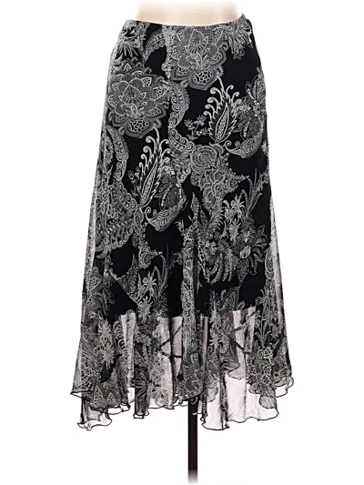 Pre-owned Crew Knit Wear Formal Skirt In Black