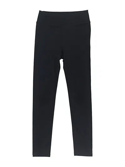 Pre-owned Crewcuts Kids' Active Pants In Black