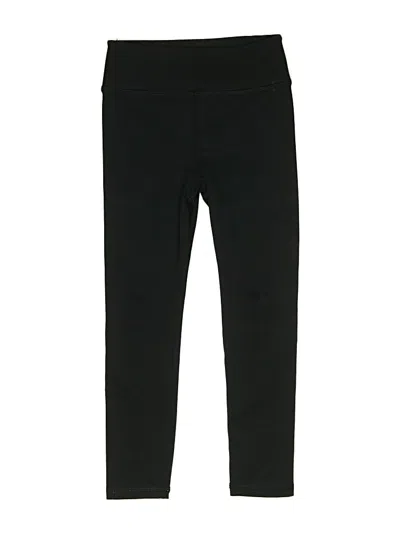 Pre-owned Crewcuts Kids' Active Pants In Black