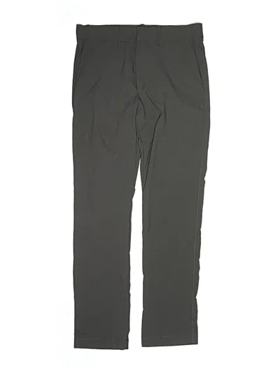 Pre-owned Crewcuts Kids' Active Pants In Gray