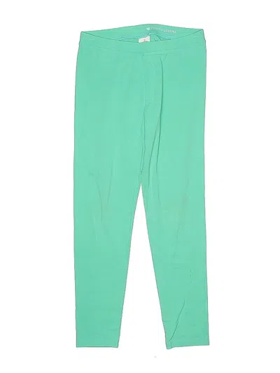 Pre-owned Crewcuts Kids' Active Pants In Green