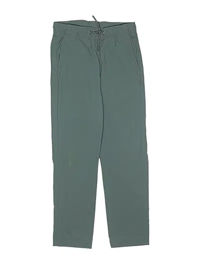 Pre-owned Crewcuts Kids' Active Pants In Green
