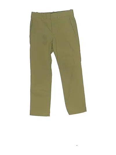 Pre-owned Crewcuts Kids' Active Pants In Green