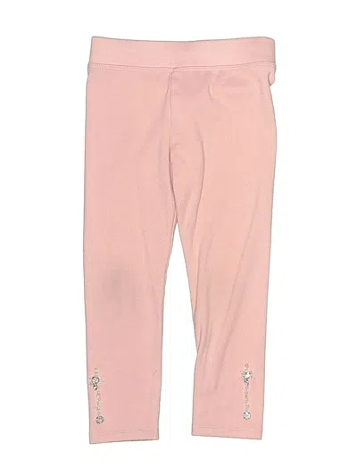 Pre-owned Crewcuts Kids' Active Pants In Pink