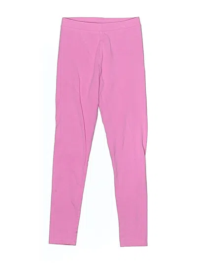 Pre-owned Crewcuts Kids' Active Pants In Pink