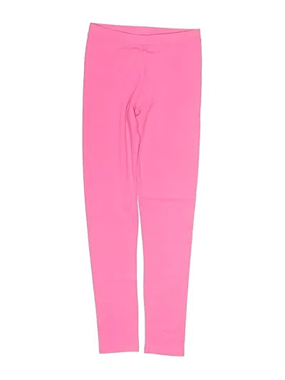 Pre-owned Crewcuts Kids' Active Pants In Pink