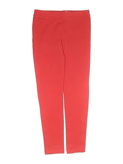 Pre-owned Crewcuts Kids' Active Pants In Red