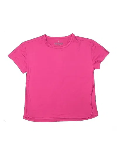 Pre-owned Crewcuts Kids' Active T-shirt In Pink