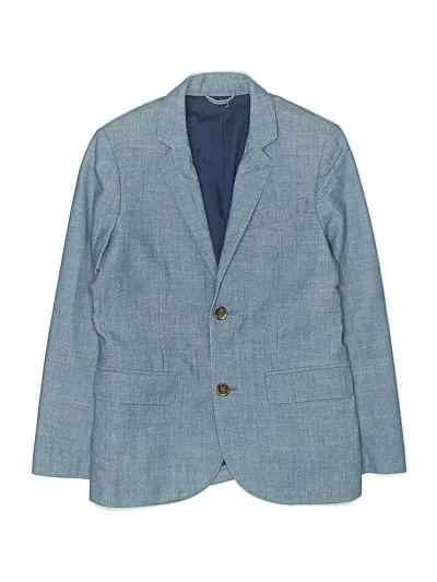 Pre-owned Crewcuts Kids' Blazer Jacket In Blue