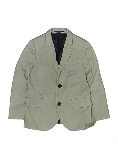 Pre-owned Crewcuts Kids' Blazer Jacket In Green