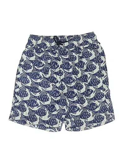 Pre-owned Crewcuts Kids' Board Shorts In Blue