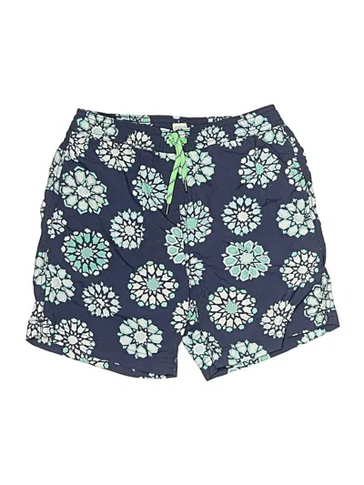 Pre-owned Crewcuts Kids' Board Shorts In Blue