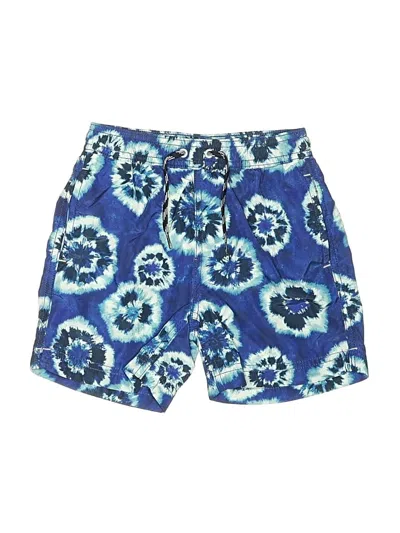 Pre-owned Crewcuts Kids' Board Shorts In Blue