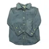 Crewcuts Boys Blue Button Down Long Sleeve In Blue