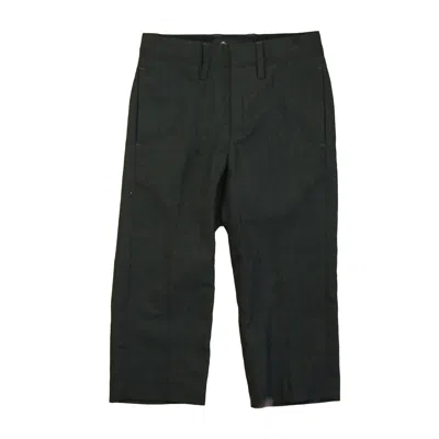 Pre-owned Crewcuts Kids' Boys Charcoal Pants In Grey