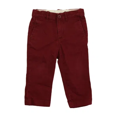 Crewcuts Kids' Boys Maroon Pants In Burgundy