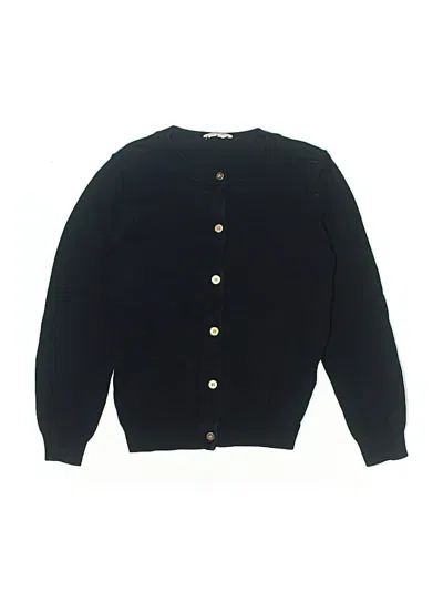 Pre-owned Crewcuts Kids' Cardigan Sweater In Black