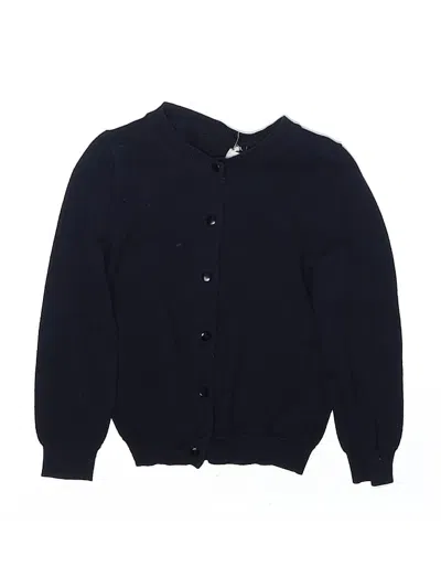Pre-owned Crewcuts Kids' Cardigan Sweater In Blue