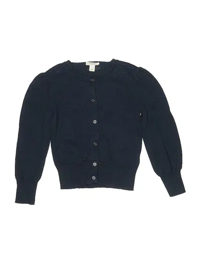 Pre-owned Crewcuts Kids' Cardigan Sweater In Blue