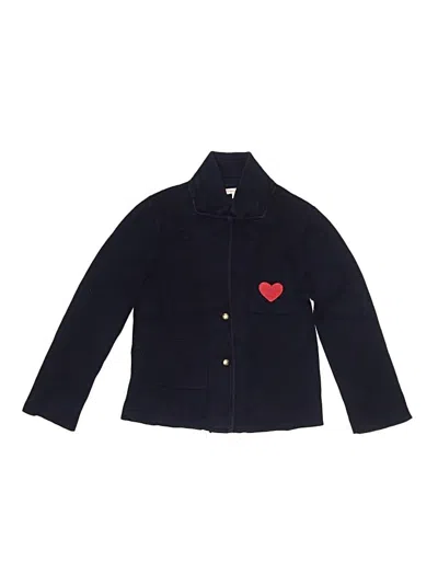 Pre-owned Crewcuts Kids' Cardigan Sweater In Blue