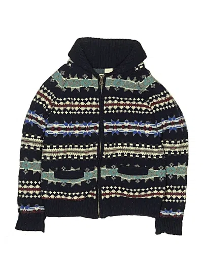 Pre-owned Crewcuts Kids' Cardigan Sweater In Blue