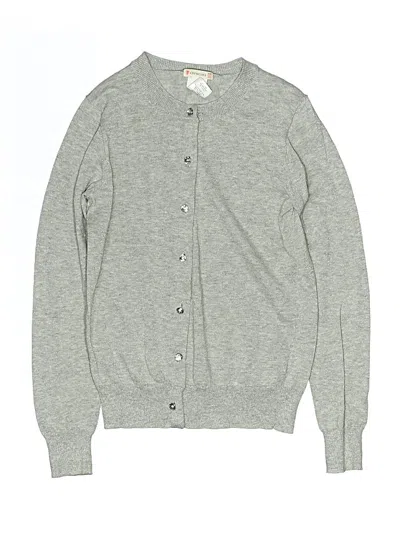 Pre-owned Crewcuts Kids' Cardigan Sweater In Gray