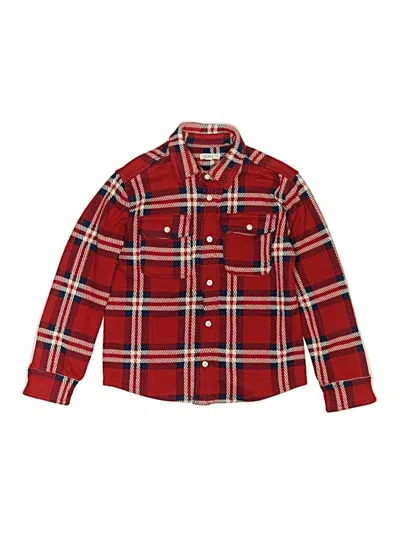Pre-owned Crewcuts Kids' Cardigan Sweater In Red