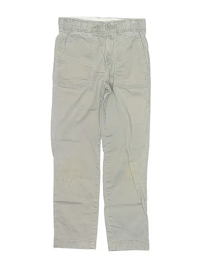 Pre-owned Crewcuts Kids' Cargo Pants In Gray