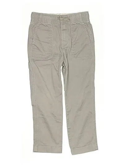 Pre-owned Crewcuts Kids' Cargo Pants In Gray