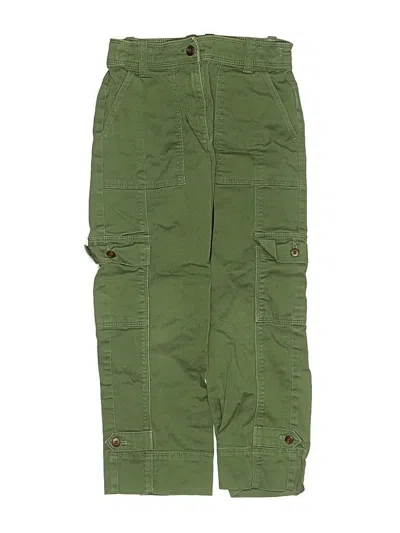 Pre-owned Crewcuts Kids' Cargo Pants In Green