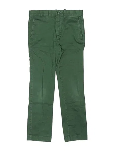 Pre-owned Crewcuts Kids' Cargo Pants In Green