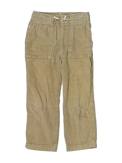 Pre-owned Crewcuts Kids' Cargo Pants In Tan