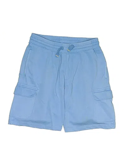 Pre-owned Crewcuts Kids' Cargo Shorts In Blue