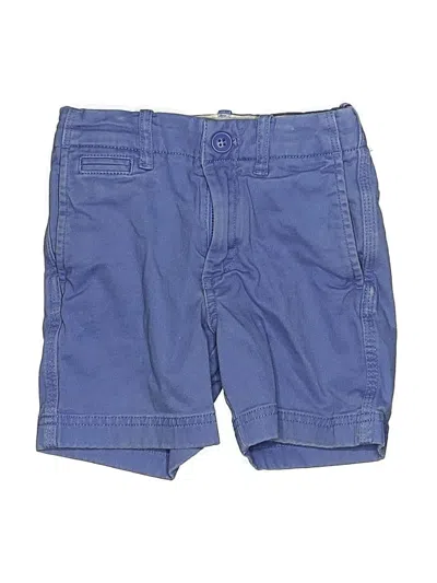 Pre-owned Crewcuts Kids' Cargo Shorts In Blue